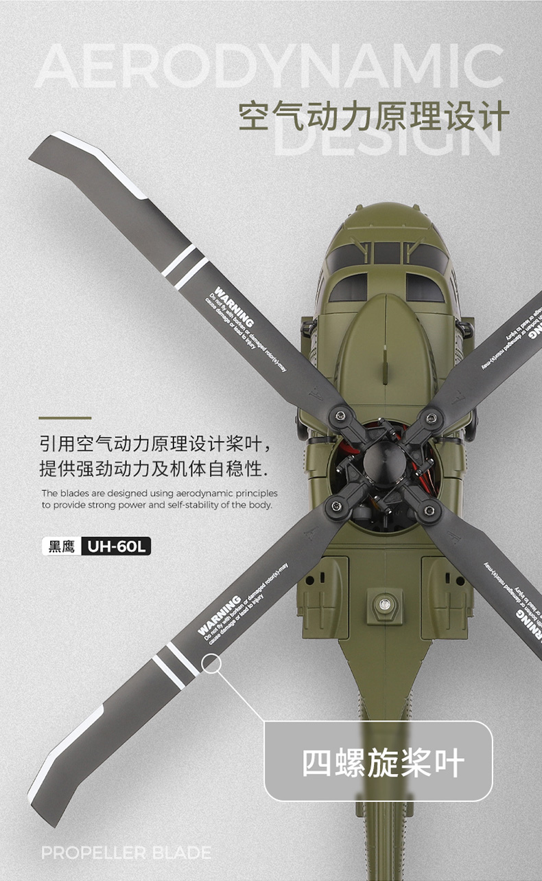 UH-60L RC Helicopter Detail