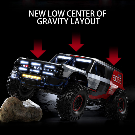 MJX HYPER 1:8 Scale Brushless H8P RC Car Remote Control 4WD Off-Road Truck Climbing Simulation Toy Vehicle Ford Bronco Baja 1000