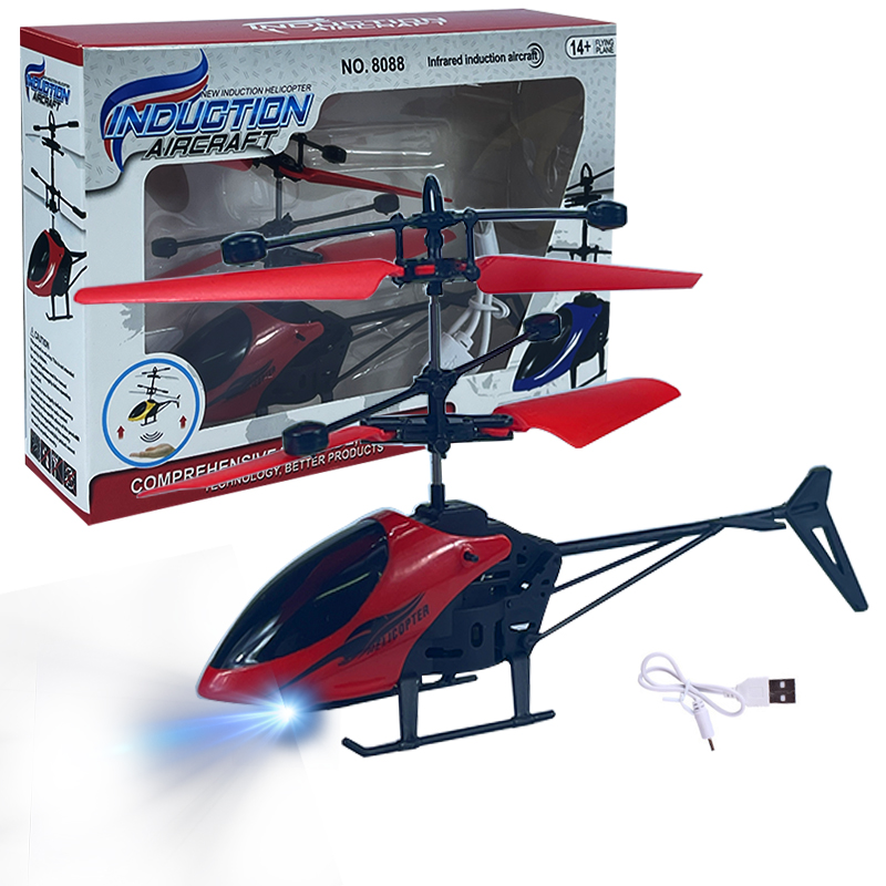2022 High Quality New Children's Infrared Gesture Sensing Flying Toys Radio Control Helicopter RC Helicopter