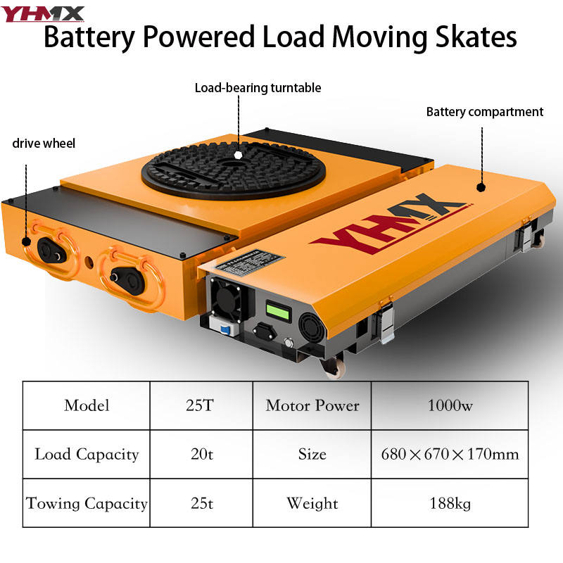 Heavy Object Shifter Rotating Straight Electric Tank Truck with Wireless Remote Control Handling Equipment