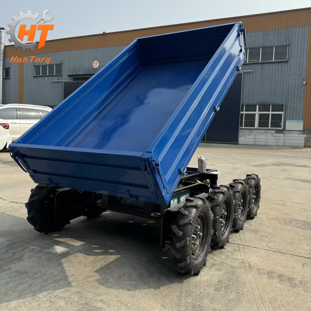 Electric 8-Wheel Steel Remote Control Truck-New Compact Energy-Saving Hydraulic Lift for Constr Agri Whse &amp; Light Haul