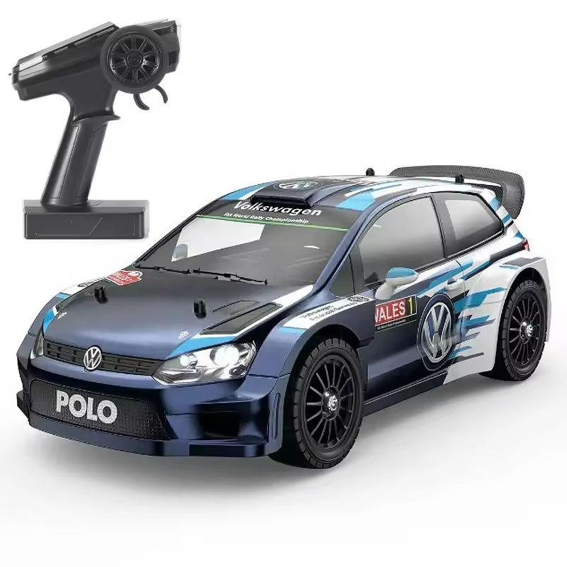 MJX Hyper GO 7304 1/7 Scale Metal Polo R WRC 4WD RC Rally Car 4S Brushless Motor 60km/H Official Licensed Drifting Ready-to-Go