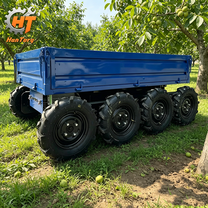 Electric 8-Wheel Steel Remote Control Truck-New Compact Energy-Saving Hydraulic Lift for Constr Agri Whse &amp; Light Haul
