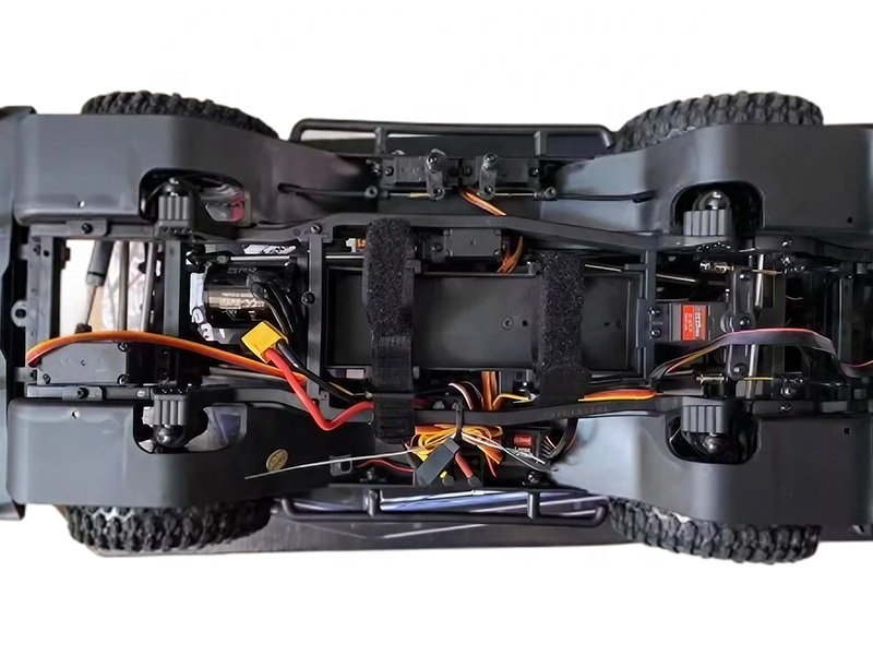 YIKONG YK4107 PRO 1:10 Scale RC Rock Crawler 4WD Brushless Car With 25KG Servo Dual Speed Differential Lock Metal Gear LED Light