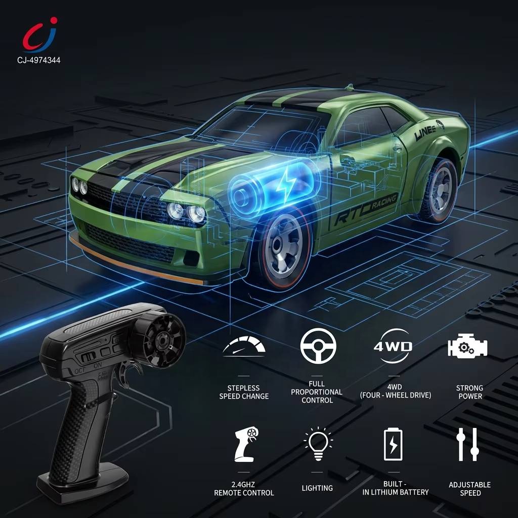 Chengji 4wd Electric High Speed Racing Rc Car Rechargeable Simulation Experience Rc Mini Drift Remote Control Car 1:64