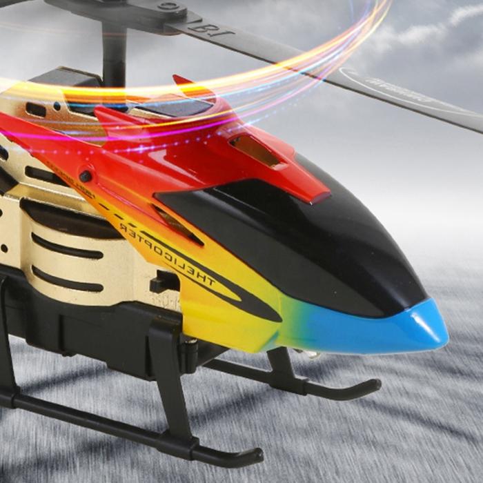 Wholesale 3.5ch Mini Rc Gyro Remote Control Flying Metal Toy Infrared Helicopter