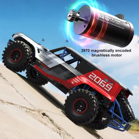 MJX HYPER 1:8 Scale Brushless H8P RC Car Remote Control 4WD Off-Road Truck Climbing Simulation Toy Vehicle Ford Bronco Baja 1000