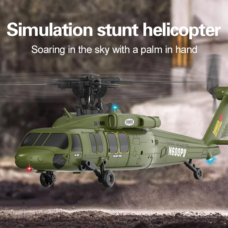 K200 6CH RC Helicopter with Altitude Hold Optical Flow Positioning System for Stable Hovering 2.4Ghz Easy-Fly Toys for Beginners