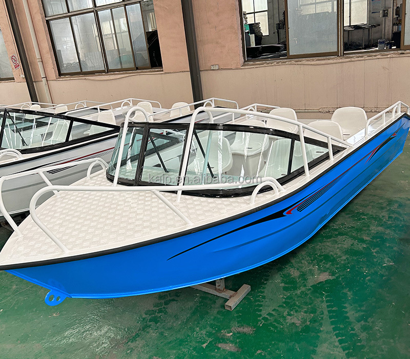 16ft 6 Person Center Console Electric Motor Jet Aluminium Speed Boat Kits Fishing China Trailer Work Boat Aluminum Ski Boat