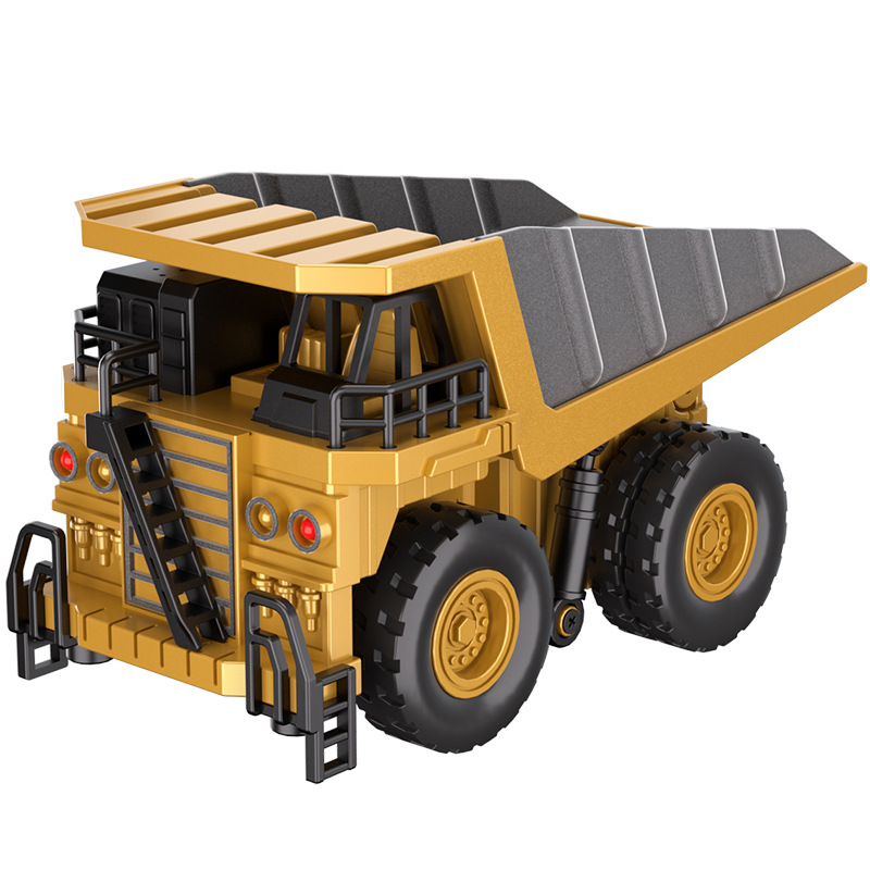 Mini Engineering Vehicle 1 64 Alloy Die-Cast Electric-Powered Heavy-Duty Dump Truck for Boys Ages 14+ RC Toy Model