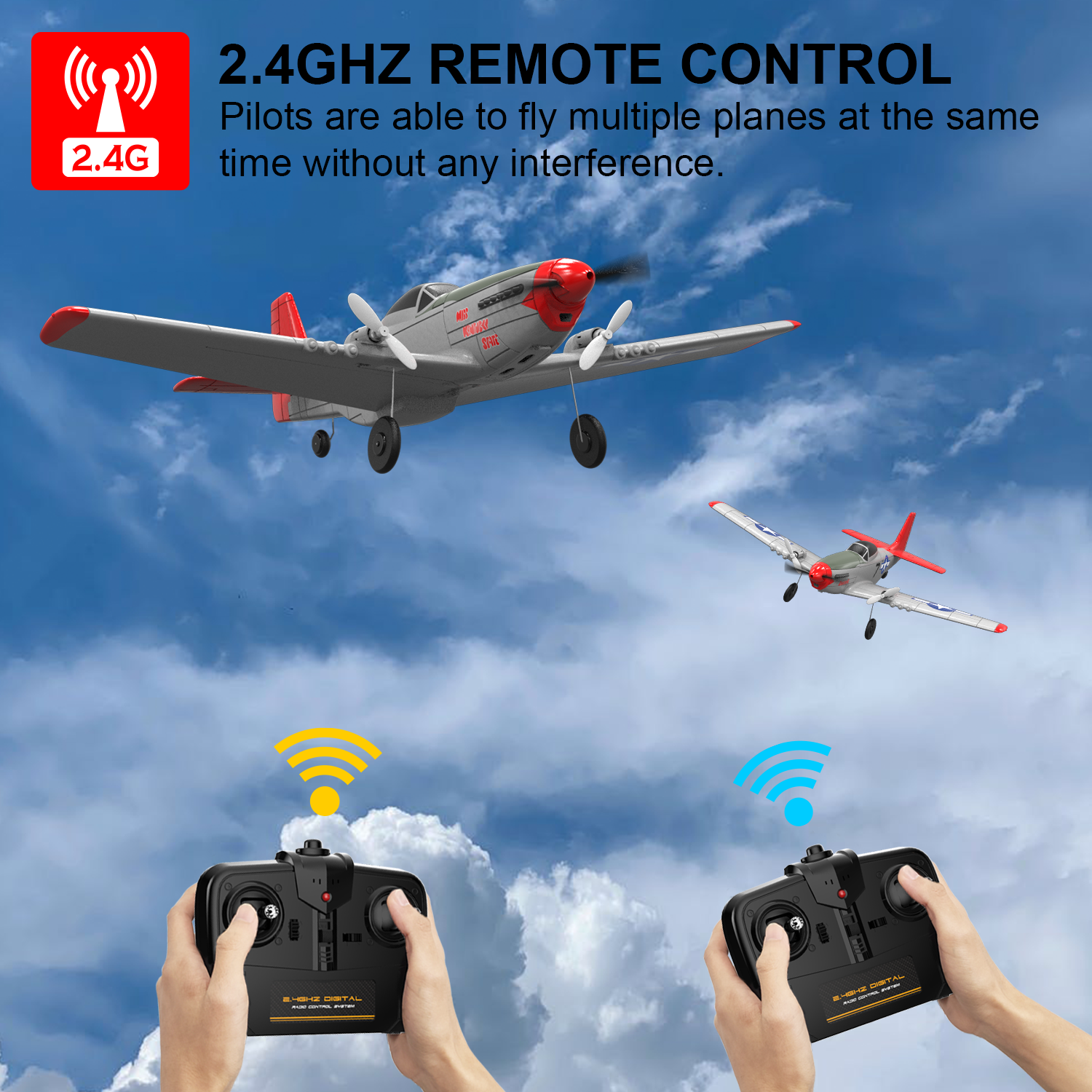 2.4G Fighter Hobby RC Plane EPP Foam Airplane Remote Control Aircraft Hot Sale Wholesale Toys