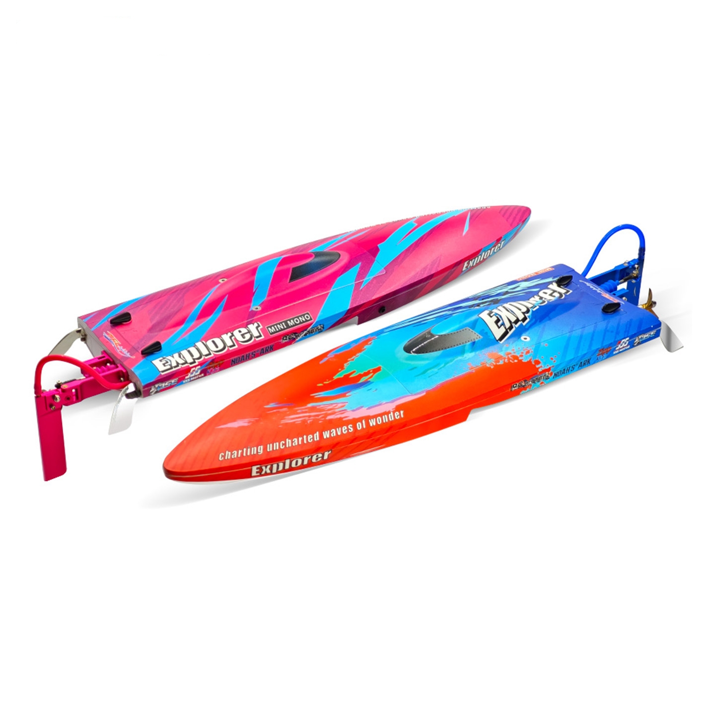 TFL 1158 Explorer Mini Speed Boat RTR with RC/Motor/ESC/Battery/Changer/Self-Righting Waterproof 60+KM/H
