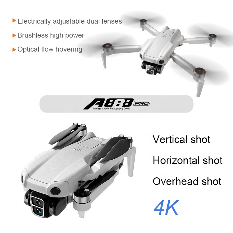 5G APP Remote Control Plane Drone Four-Axis Aircraft for High Definition Aerial Photography 4K UHD Integrated Camera