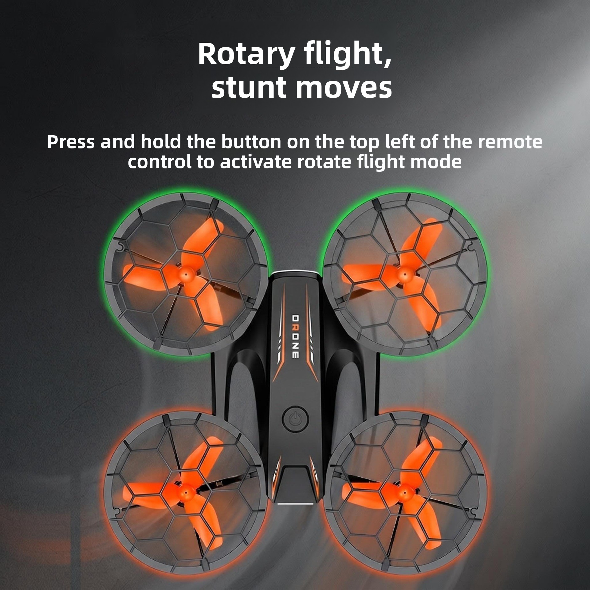 RH828 Light-Up Beginner-Friendly Plastic Airplane Youth Education Training Stunt RC Aircraft Toy Altitude Hold Four-Axis Flight