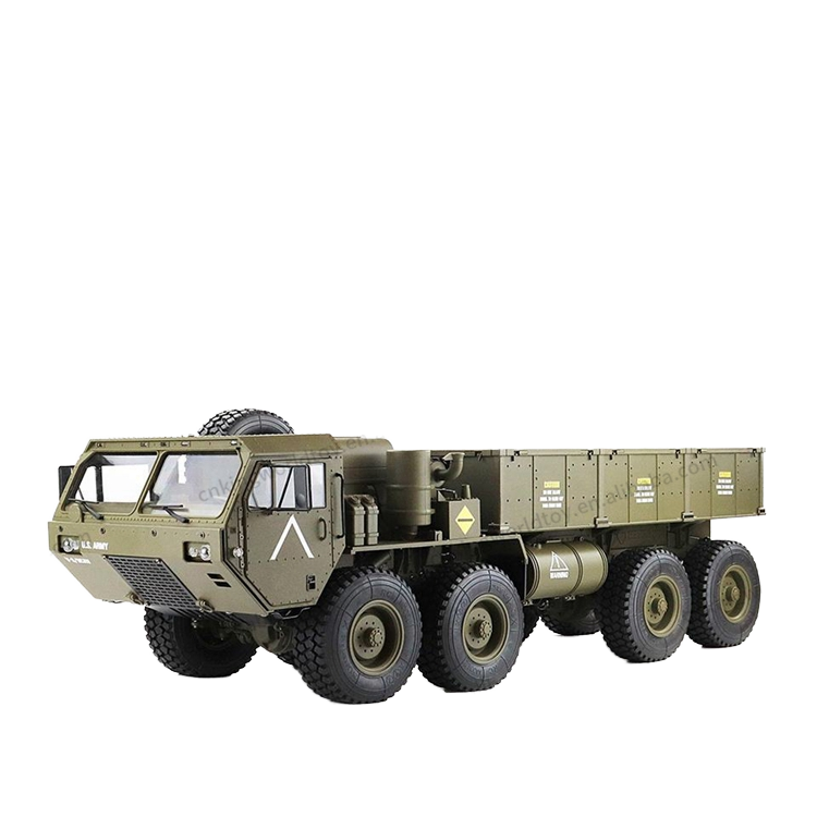 TRASPED P802 RC Car 8x8 17CH Remote Control Truck Model 1/12 High Quality Military Rock Crawler Toy Cars Sound Light for Adult
