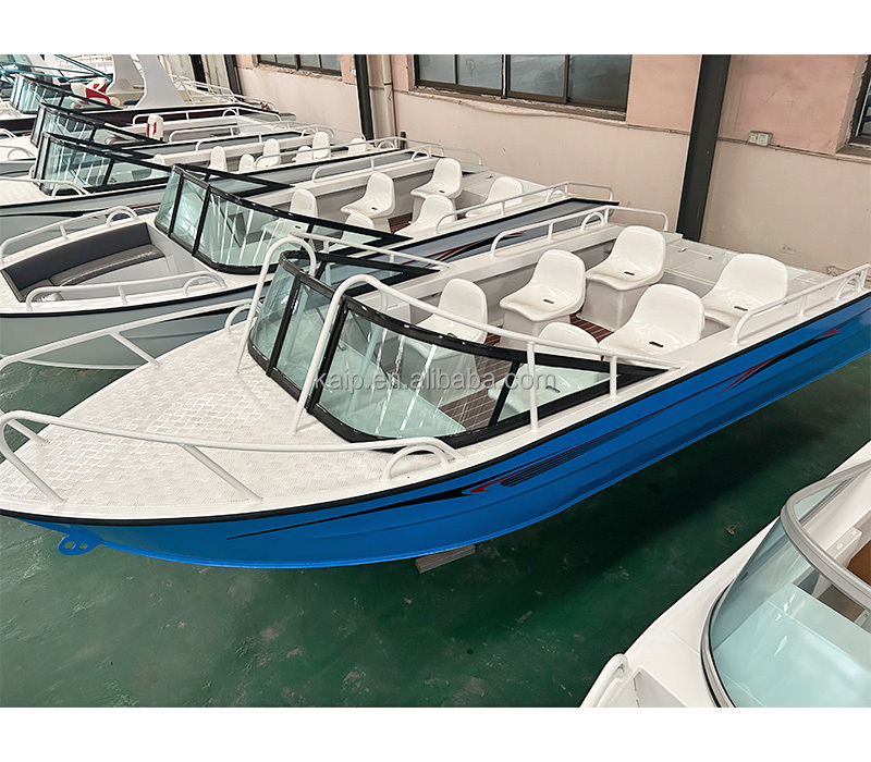 16ft 6 Person Center Console Electric Motor Jet Aluminium Speed Boat Kits Fishing China Trailer Work Boat Aluminum Ski Boat