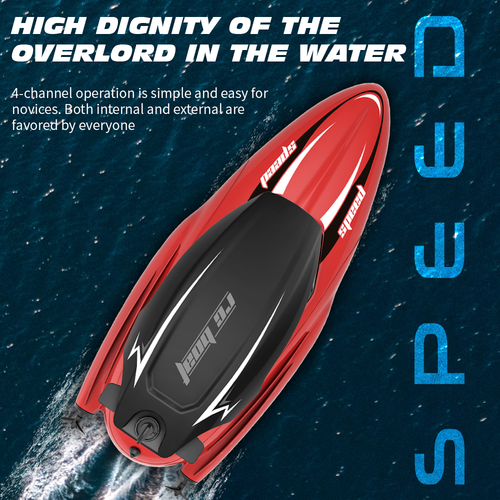 Intelligent Remote-controlled Speedboat with Powerful Engine and Waterproof Feature, TY1 Mini High-speed Boat with Dual Motors