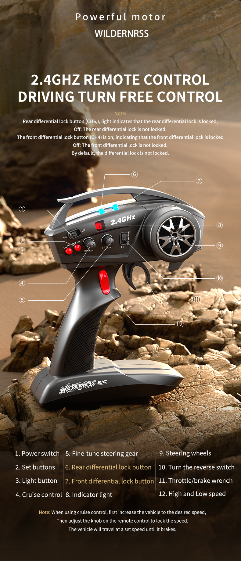 RC Rock Crawler Remote Control