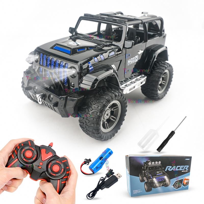 1/8 Scale 4WD High-Speed Racing RC Cars Off-road Drift Twisting Stunt Hand Gesture Sensing 7-Channel Remote Controller USB Cable