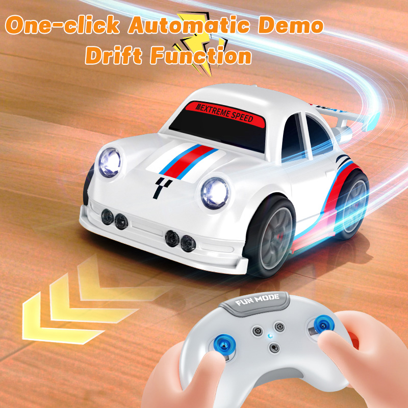 Hot Sale High Quality 2.4ghz Four-wheel Mini Desktop Small Rc Drift Car Electric Multifunctional Remote Control Toy Car for Kids