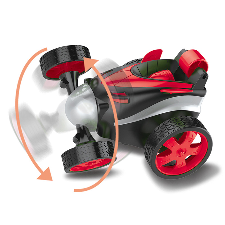 Luxury Custom Children's Electric Luminescent Rolling Toy Stunt Double Sided Car Electric Remote Control Tipper Car