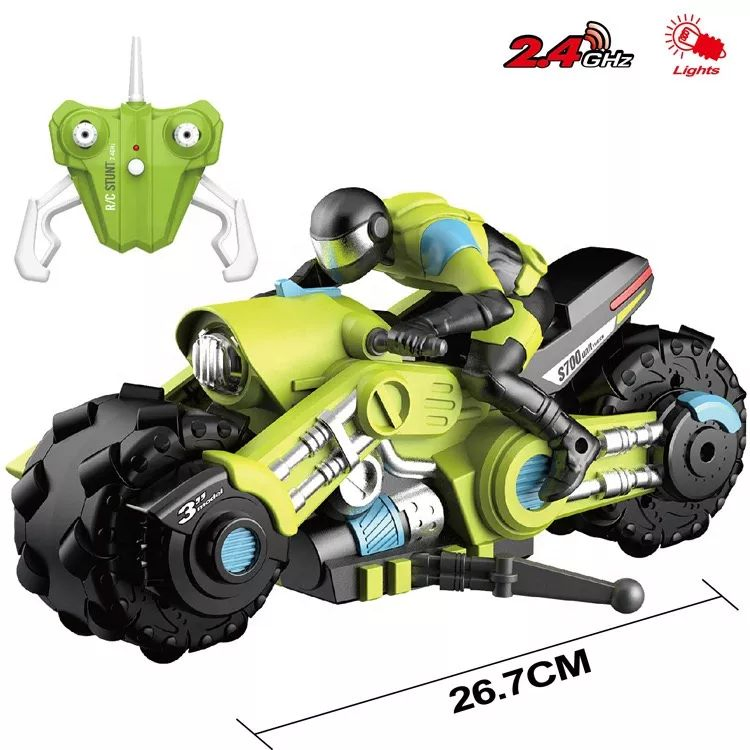 1: 10 RC Motorcycle Rotation Drift RC Car Electric Vehicle with USB