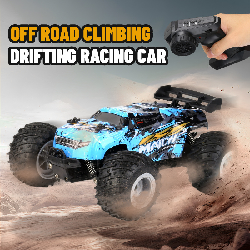 1:18 Scale Rc Car Off Road Climbing Drifting Racing Toy Remote Control Stunt Vehicle Alloy Off-road Vehicle 2.4g High Speed Car