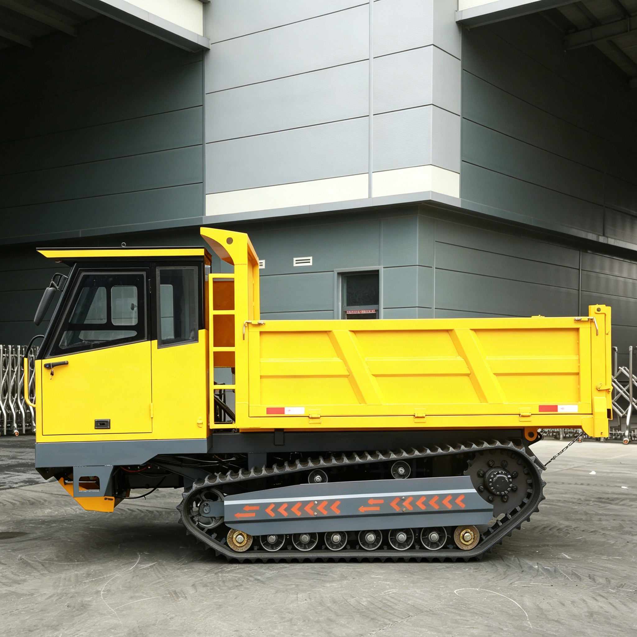 Professional Grade Remote Control Optional Hydraulic Dumping Building Construction Crawler Transport Vehicle