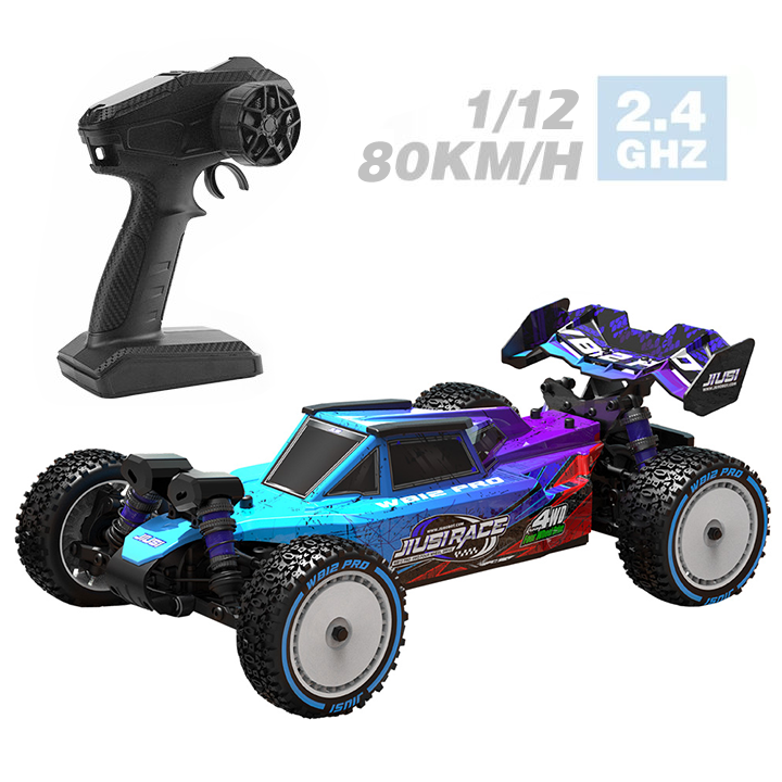JIUSI WB12PRO 1:12 4WD High-Speed 2.4GHz 4-Channel RC Car Electric Metal Off-Road Race Car 80km/h Follow Me Ready-to-Go for Kids