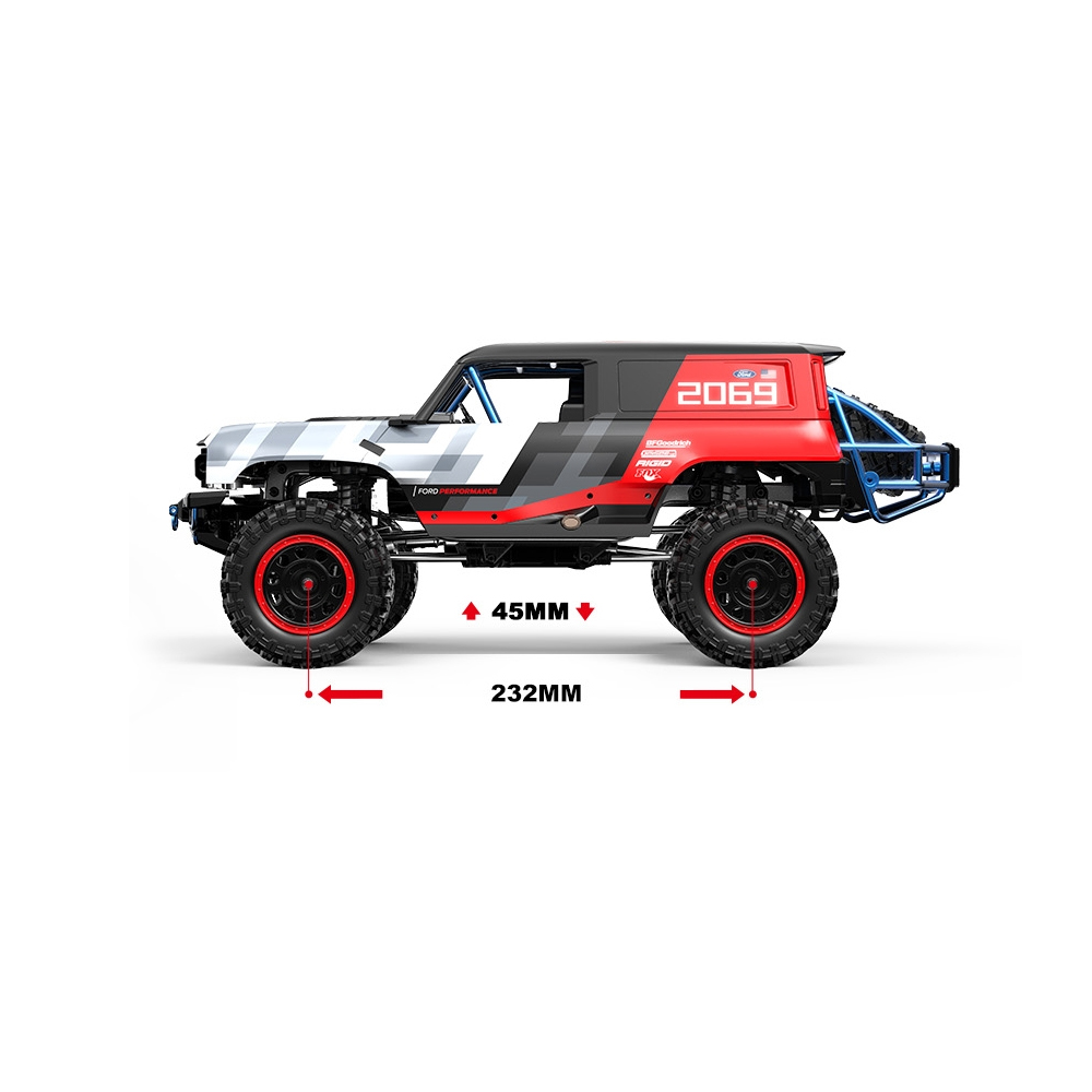 New MJX H12P Climber Racing Car 1/12 Ford Bronco Baja 1000 Remote Control Car Children Toys RC Car