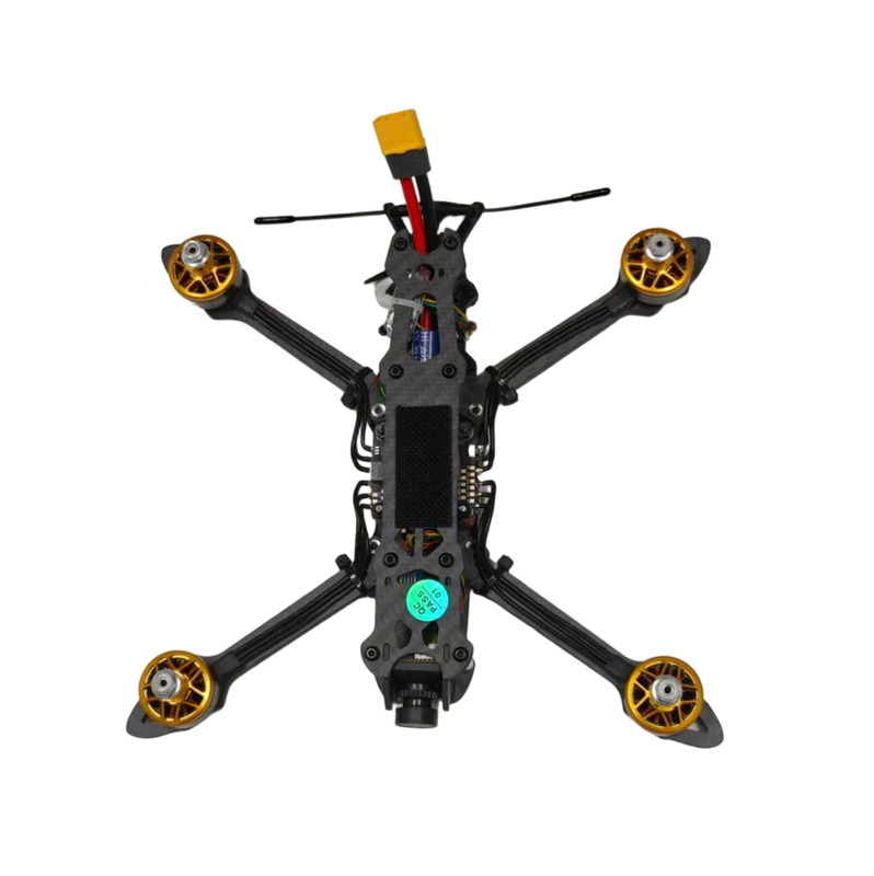 5 Inch Racing RC Aircraft with ELRS 915 Receiver, 2.5W High Power VTX 50A ESC RC Quadcopter for Freestyle Enthusiasts