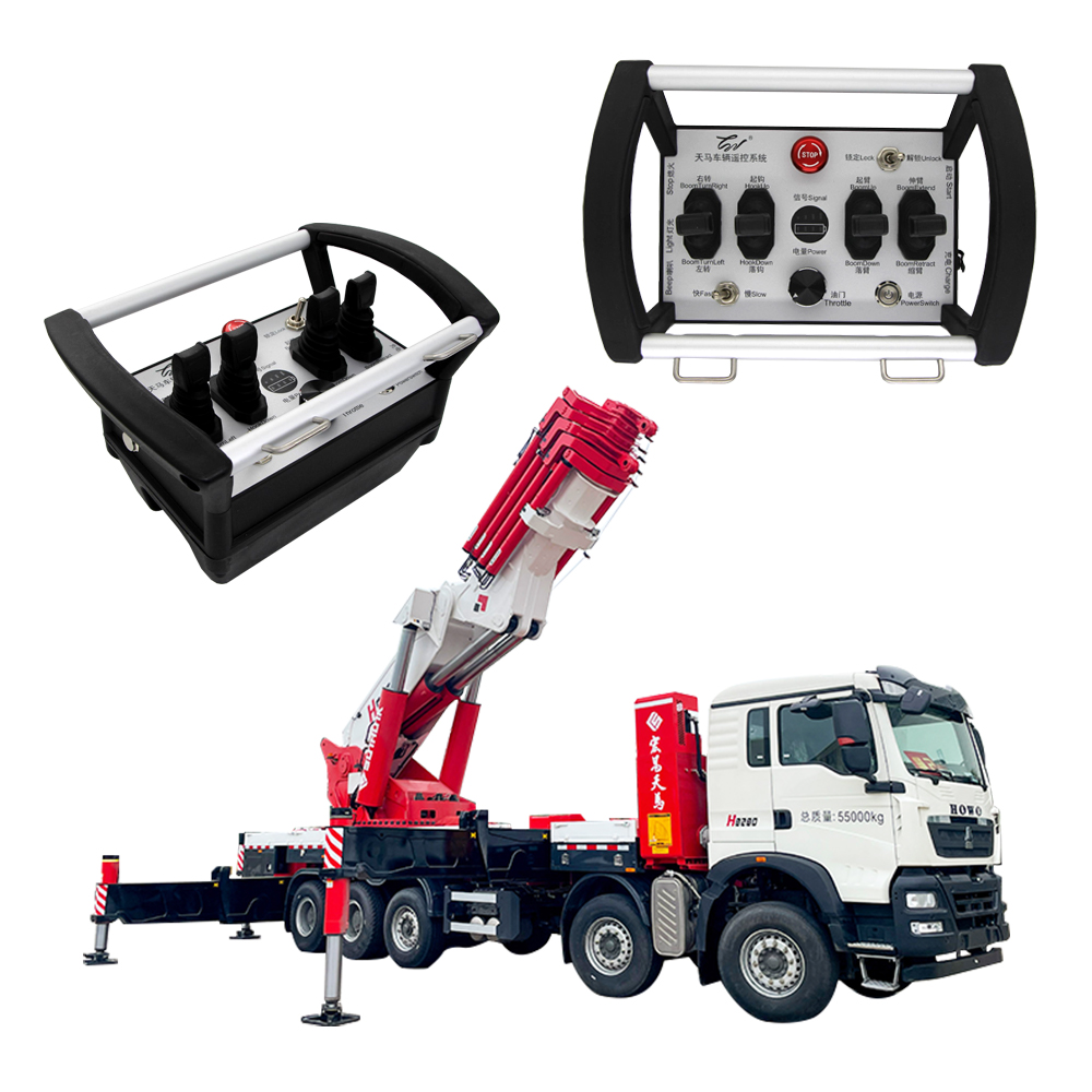 China Manufacturer Proportional Hydraulic Radio Remote Control Crane Truck for Long Battery Runtime