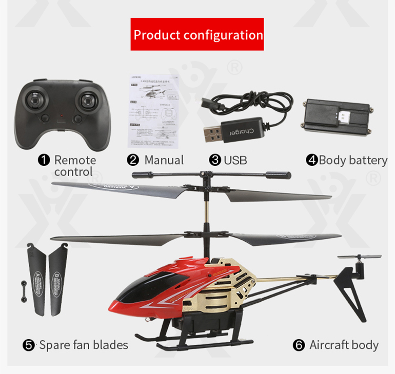 RC Helicopter Detail 3