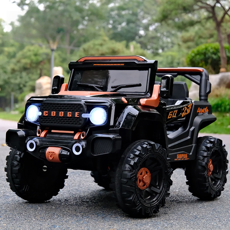 Trending Unisex Kid's Four-Wheel Electric Ride-on Car Rechargeable,Remote Control Off-road Kids Motorized Vehicles