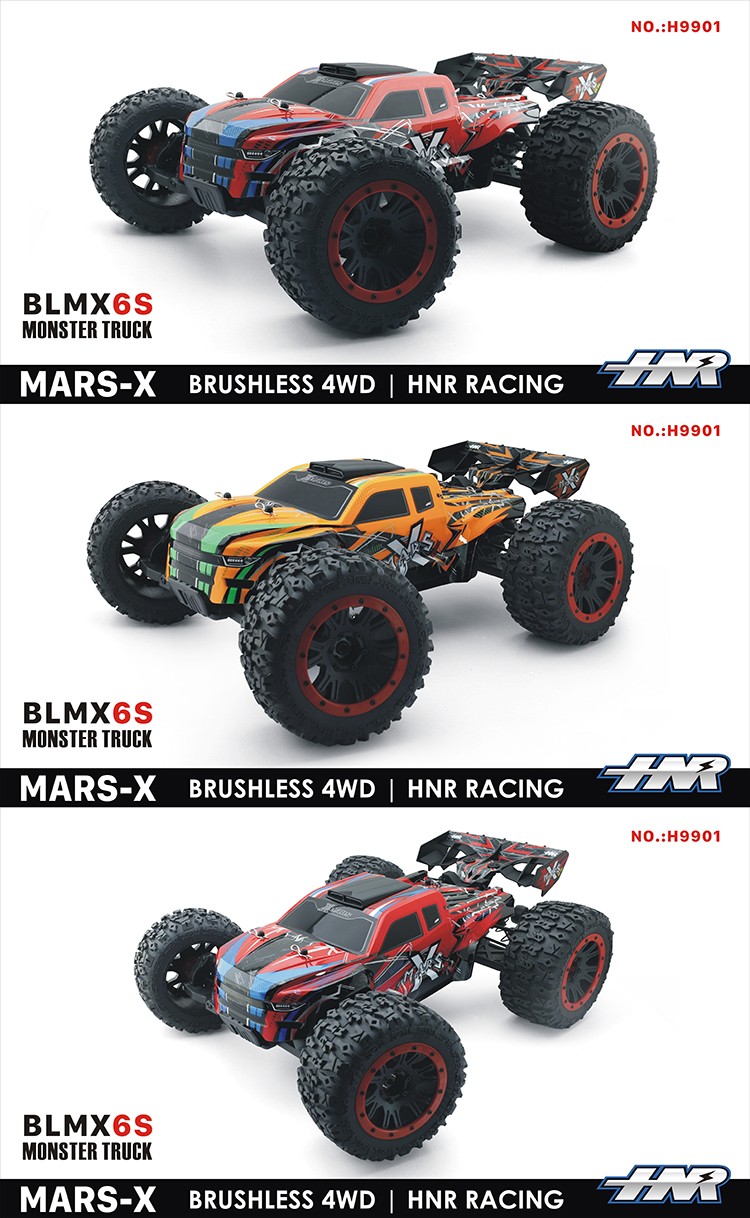 H9901 1:8 Scale Brushless RC Car High Speed 90KM H 6S Electric Racing Vehicle for Outdoor Use