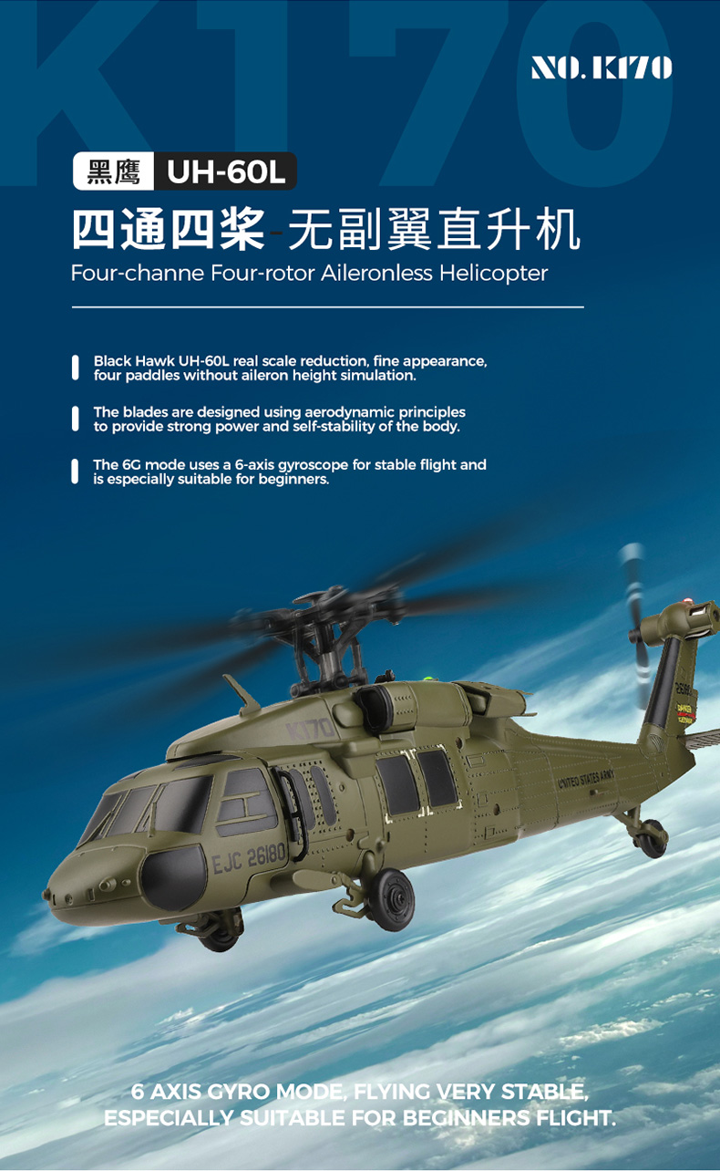 UH-60L RC Helicopter Detail