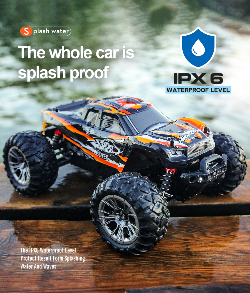 N416 1/16 Scale 4WD 36KM/H High Speed RC Drift Car 2.4GHz Electric Off-Road Racing Vehicle 90M Control Range RTR Hobby Grade