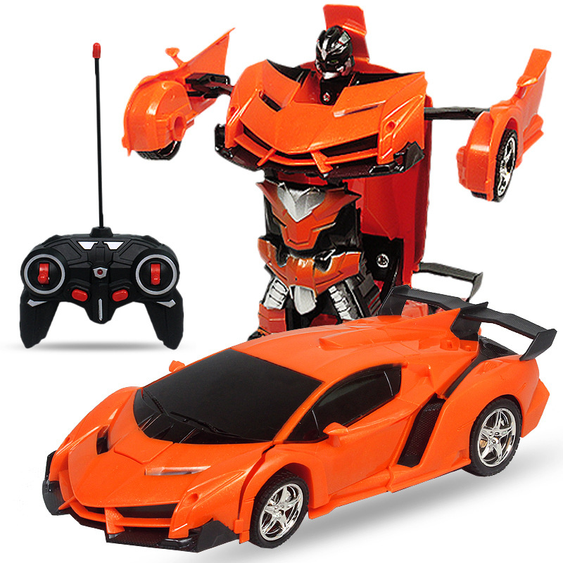 Transformation 5CH Remote Control Robot Car Deformation Car with Rechargeable Battery Includes Charger and USB Cable