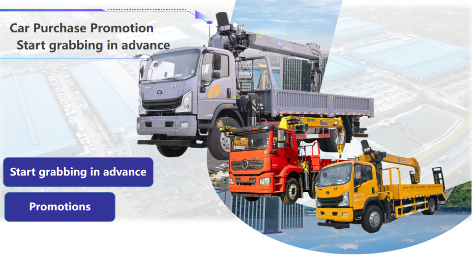 Cargo Truck with Crane