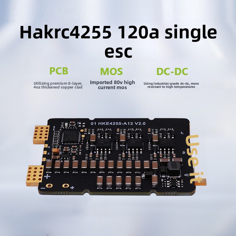 HAKRC 120A Single Electric FPV Crossing Model 6-12S Racing Large Unmanned Aerial Vehicle Remote Control Aircraft for Compatible