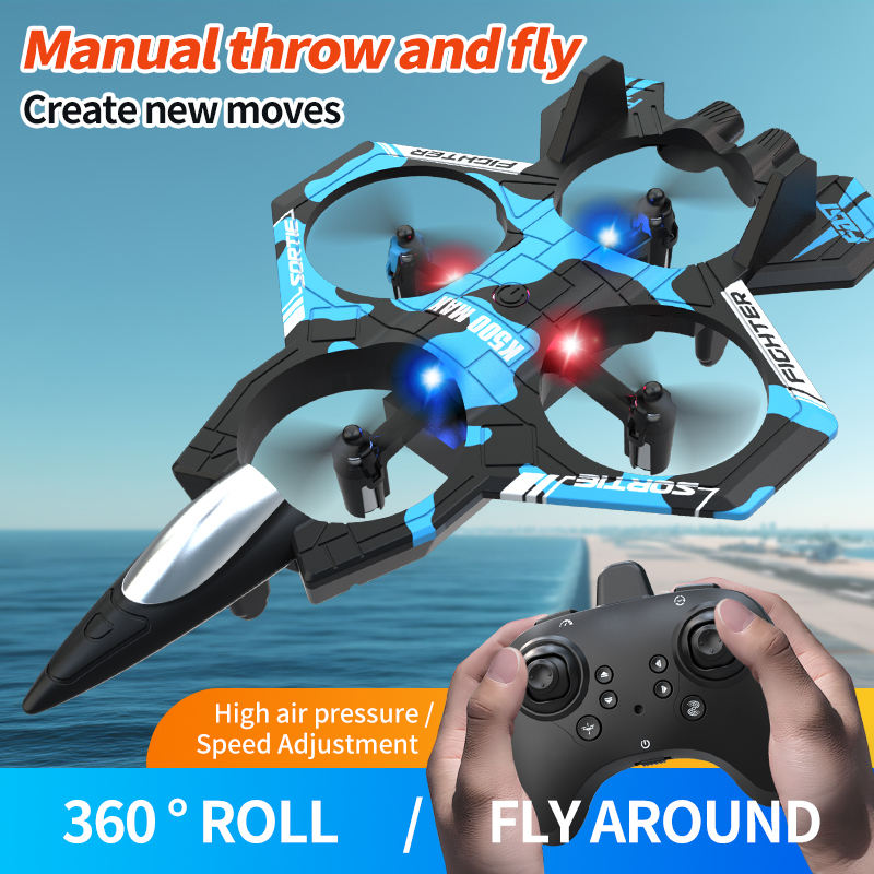 2.4G Fighter V17 Model Toy Air Flying Glider Remote Control RC Stunt Airplanes Aircraft