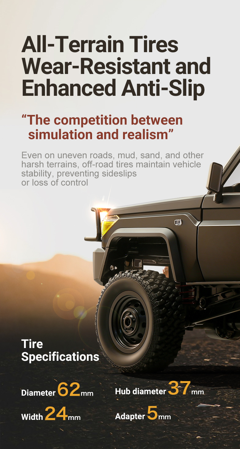 MN82S 1:12 LC79 Full Scale 2.4Ghz RC Truck Model Off-Road Climbing 4WD Remote Cars Adult Boy Gifts Assembly Charging Included