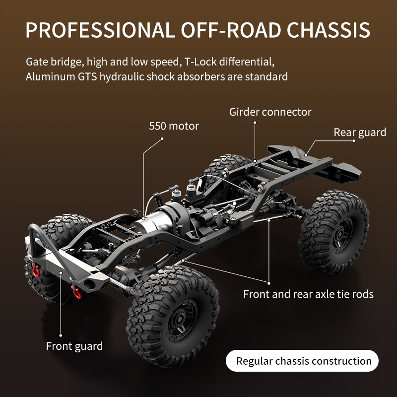 Rc Rock Crawler RTR 2.4G Full Proportional 1:10 Scale HB R1011~R1016 Remote Control 4WD Off-Road Truck 100M Range Indoor-Outdoor