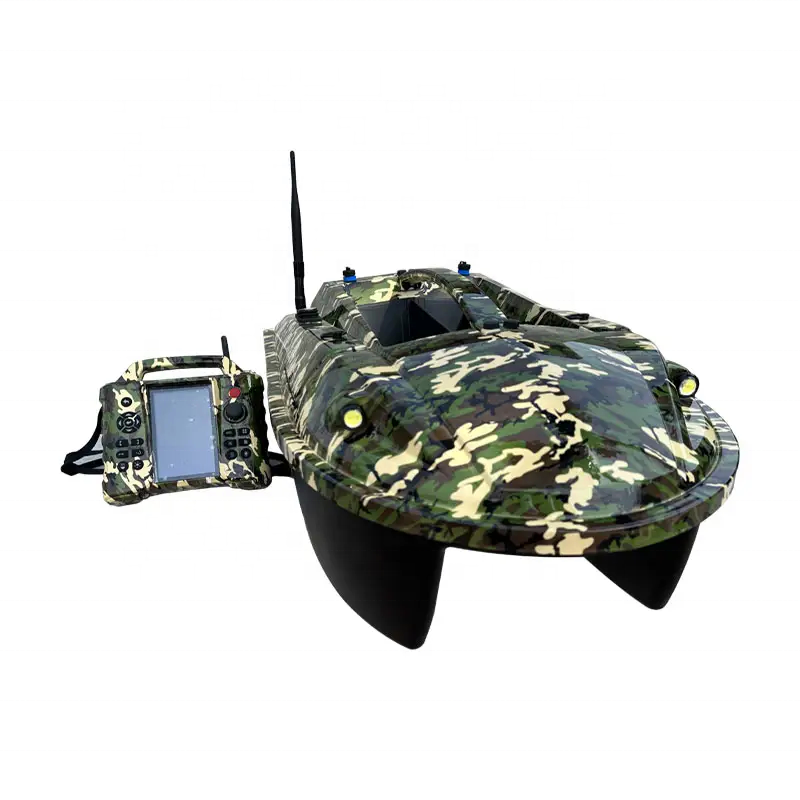 Large Size GPS RC Bait Boat for Carp Fishing Saltwater Compatible with OEM Fish Finder Plastic Material rc boat fishing boat gps sonar
