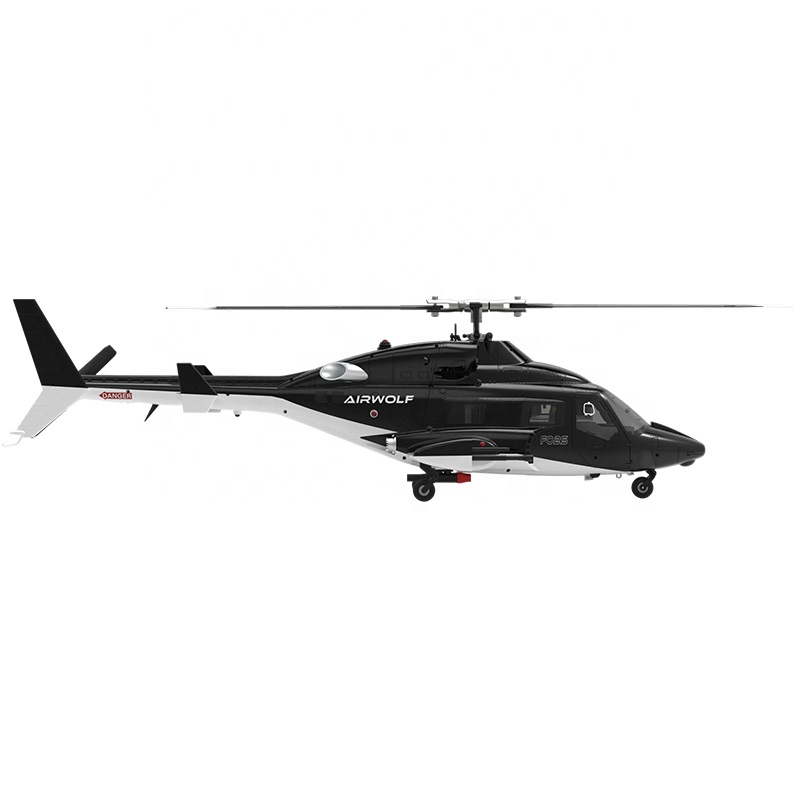 Ready to Fly GPS RC Helicopter Airwolf YXZNRC F02S with Brushless Motors 2.4GHz Transmitter 1200mAh LiPo Battery for Outdoor Fun