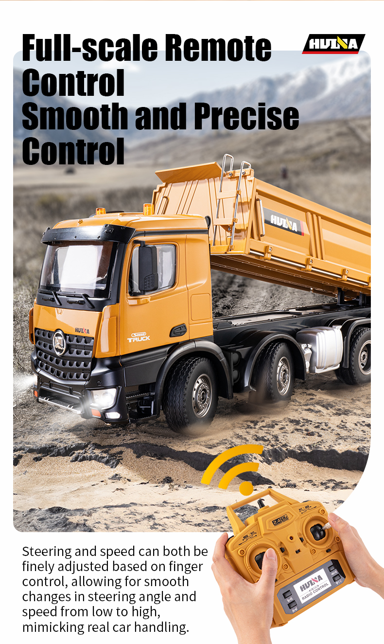 Remote Control Alloy Dump Truck