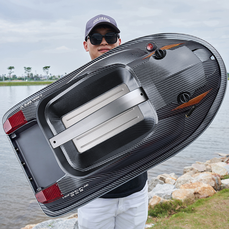 Factory HJ817 Dual-Motor 2.4G Remote Control Nesting Boats 7 Lb Heavy Load Night Lights RC Fishing Bait Boat