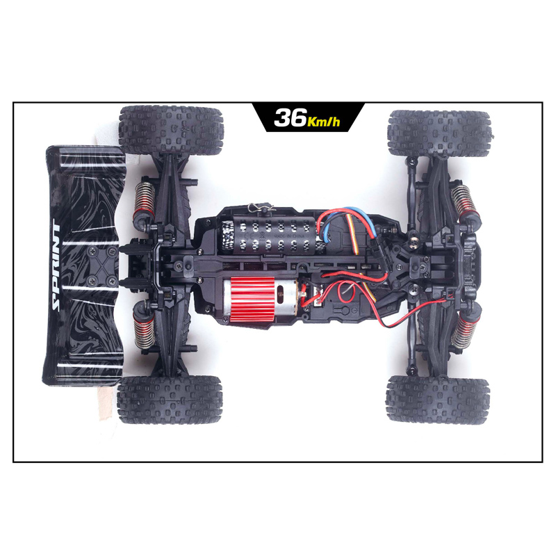 1:16 Scale Four Wheel Drive Rc Vehicle High Speed Remote Control USB Cable Four-Drive Off-Road Car