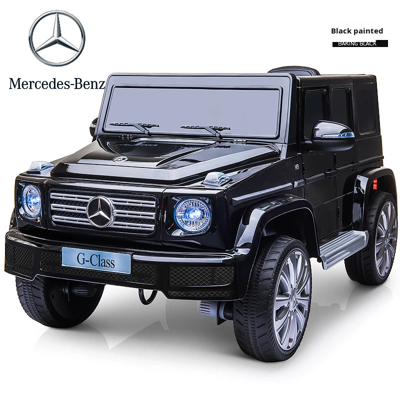 Mercedes-B G-Class Boys' Electric Ride-On Car Four-Wheel Drive Off-Road Vehicle Remote Control Battery-Powered Plastic 3-6 Years