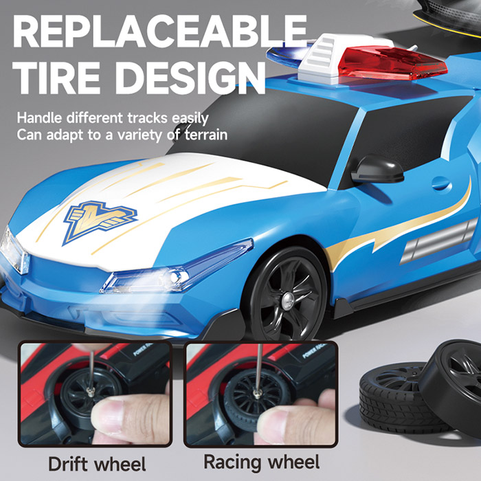 1/24 2.4ghz Remote Control Mini Drift Racing Car 4wd RC Electric Vehicle With Led Light for Boys Toy Gifts
